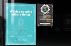 Voorbereidingen inrichting Albert Heijn