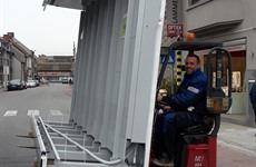 Voorbereidingen inrichting Albert Heijn