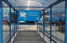 Voorbereidingen inrichting Albert Heijn