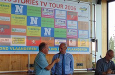 Persconferentie Ronde van Oost-Vlaanderen (beloften) in Grand Café Driespoort - op 20.8.2016 vertrek in Driespoort Shopping Deinze