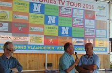 Persconferentie Ronde van Oost-Vlaanderen (beloften) in Grand Café Driespoort - op 20.8.2016 vertrek in Driespoort Shopping Deinze