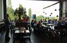 Persconferentie Ronde van Oost-Vlaanderen (beloften) in Grand Café Driespoort - op 20.8.2016 vertrek in Driespoort Shopping Deinze