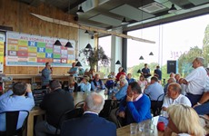 Persconferentie Ronde van Oost-Vlaanderen (beloften) in Grand Café Driespoort - op 20.8.2016 vertrek in Driespoort Shopping Deinze
