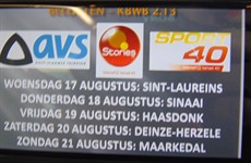 Ronde van Oost-Vlaanderen voor beloften, 4de rit vertrek in Driespoort Shopping Deinze op 20 augustus 2016’ 