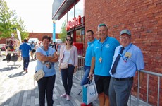 Ronde van Oost-Vlaanderen voor beloften, 4de rit vertrek in Driespoort Shopping Deinze op 20 augustus 2016’ 