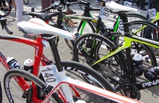 Ronde van Oost-Vlaanderen voor beloften, 4de rit vertrek in Driespoort Shopping Deinze op 20 augustus 2016’ 