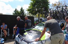 Ronde van Oost-Vlaanderen voor beloften, 4de rit vertrek in Driespoort Shopping Deinze op 20 augustus 2016’ 