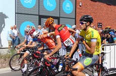 Ronde van Oost-Vlaanderen voor beloften, 4de rit vertrek in Driespoort Shopping Deinze op 20 augustus 2016’ 