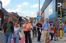 Ronde van Oost-Vlaanderen voor beloften, 4de rit vertrek in Driespoort Shopping Deinze op 20 augustus 2016’ 