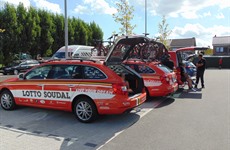 Ronde van Oost-Vlaanderen voor beloften, 4de rit vertrek in Driespoort Shopping Deinze op 20 augustus 2016’ 