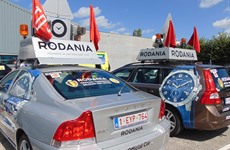 Ronde van Oost-Vlaanderen voor beloften, 4de rit vertrek in Driespoort Shopping Deinze op 20 augustus 2016’ 