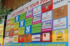 Ronde van Oost-Vlaanderen voor beloften, 4de rit vertrek in Driespoort Shopping Deinze op 20 augustus 2016’ 