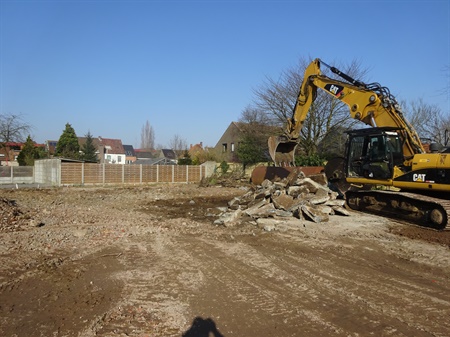 Voobereidende werken parking
