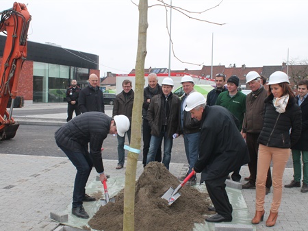 Eerste boom wordt geplant