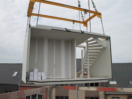 Kant en klare modules voor de flats