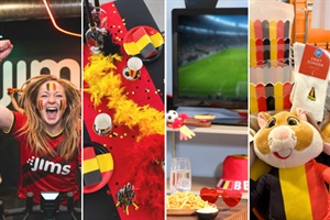 Supporter samen met Driespoort Shopping mee voor de Rode Duivels!