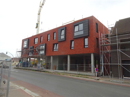 Voltooiing van plaatsing stenen