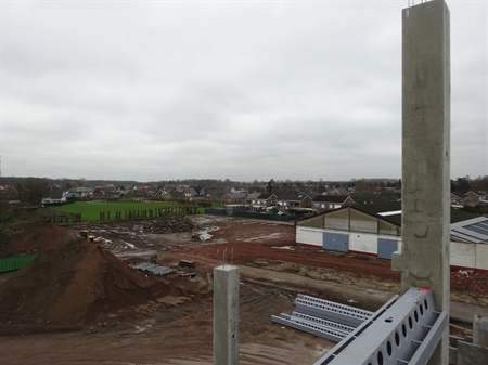 Achterkant site wordt bouwklaar gemaakt voor blok D en E